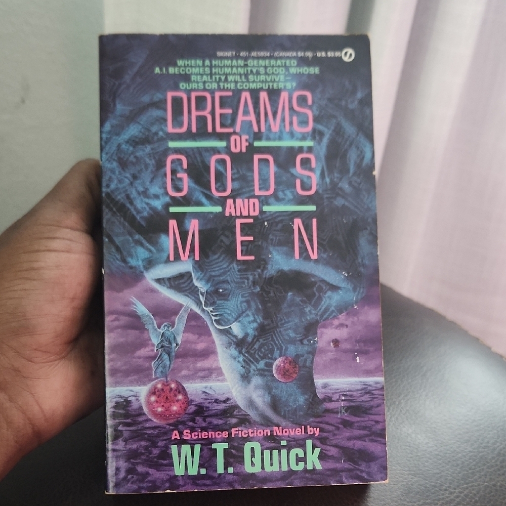 Dreams of Gods and Men by W.T. Quick - Vintage Sci-Fi Paperback Book
